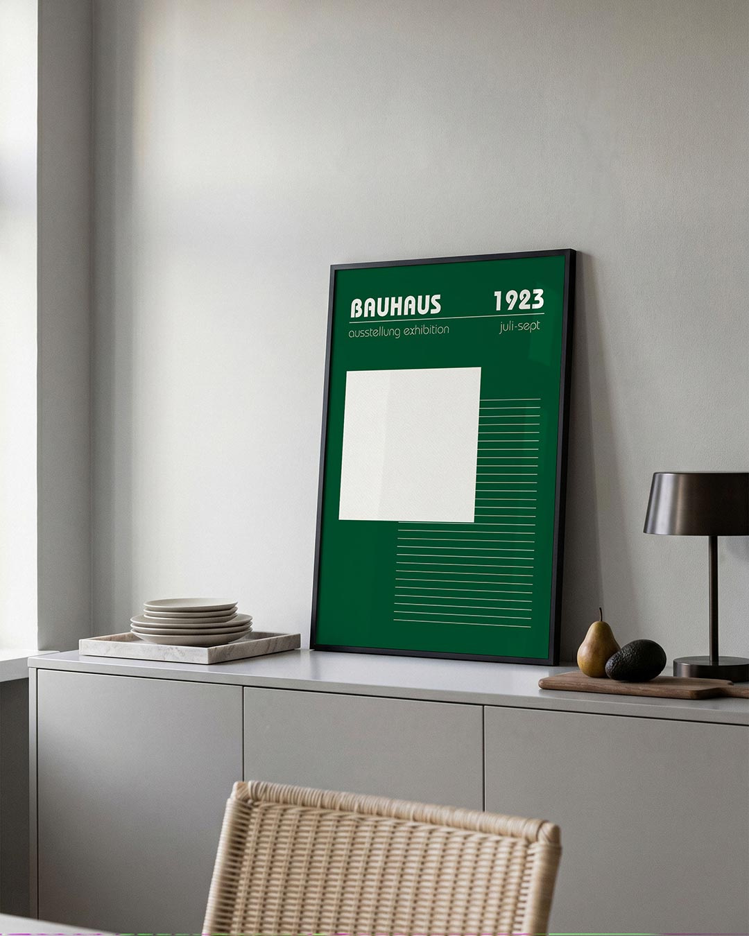  – moderne Bauhaus wandkunst als poster