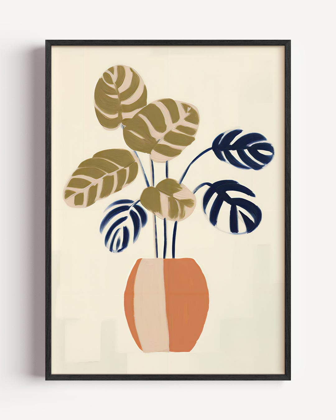Stijlvolle Botanische Kunstposter – bloemen portret poster als wanddecoratie