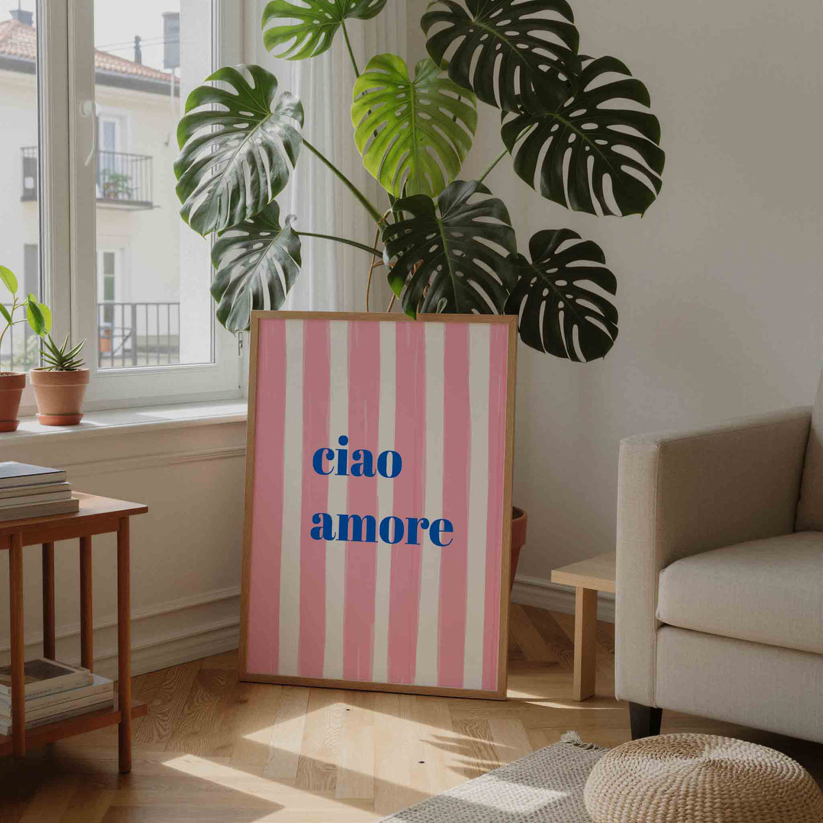 Ciao amore – staande Slow Living wanddecoratie van WallArtistic