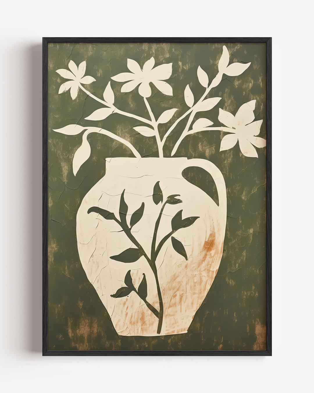 Bloemenvaas – keuken portret poster als wanddecoratie