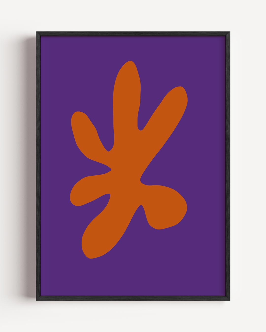 Kleurrijke Vormen Design – kleurrijke abstracte portret poster als wanddecoratie