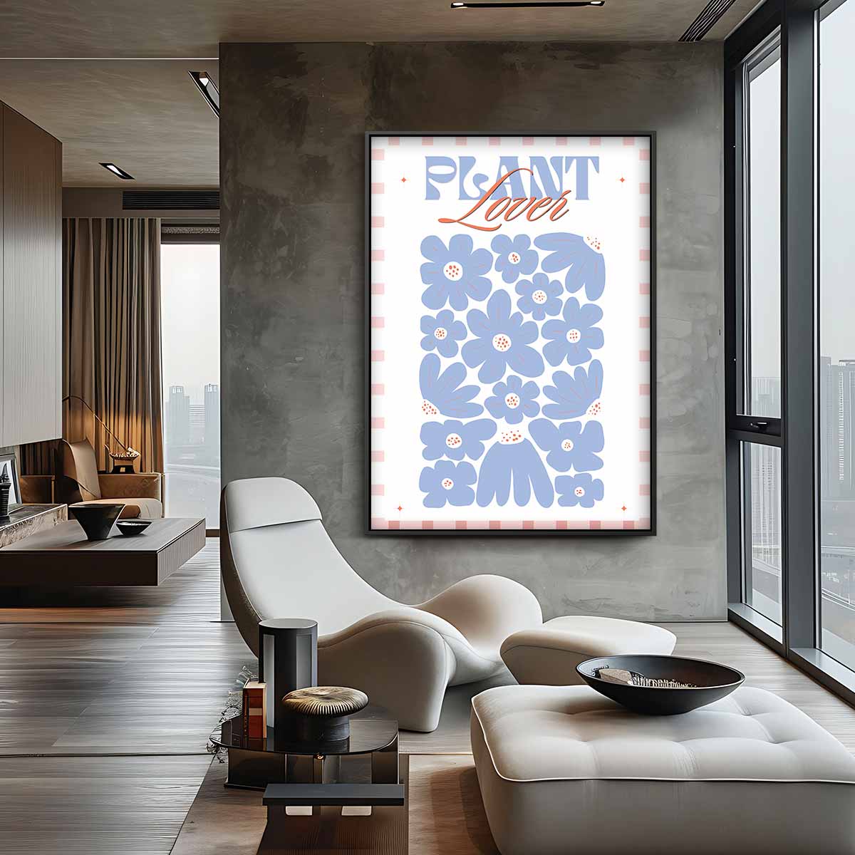 Bloemenliefhebber Poster – canvas kunstwerk als wanddecoratie
