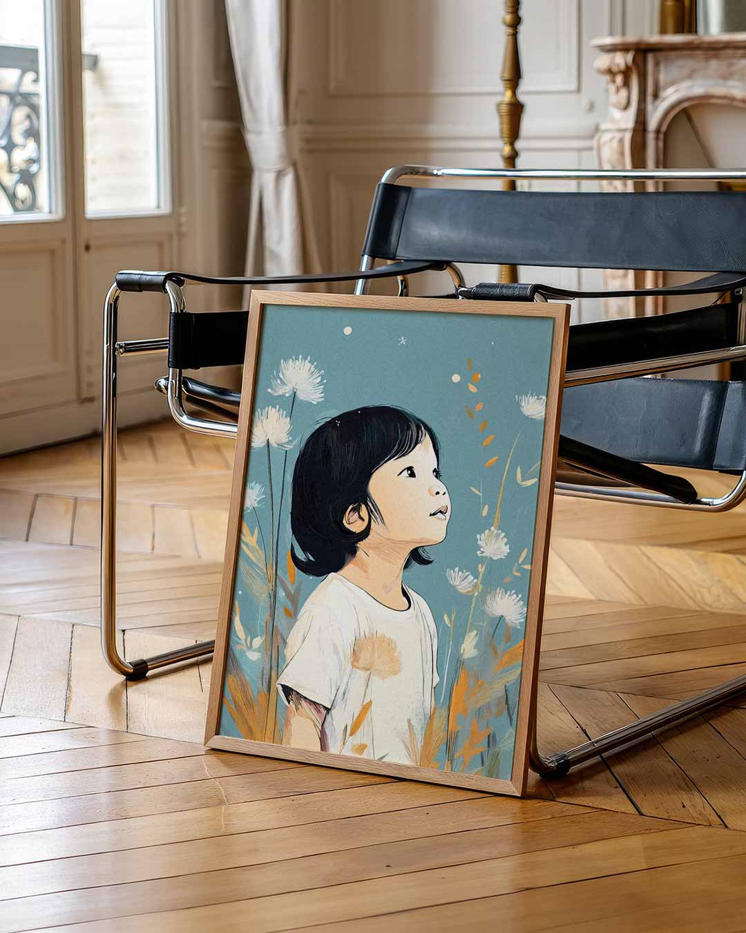 Dromerige Kinderen – urban poster in staand formaat