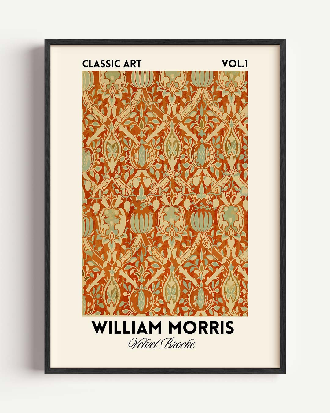 Klassieke William Morris – William Morris portret poster als wanddecoratie