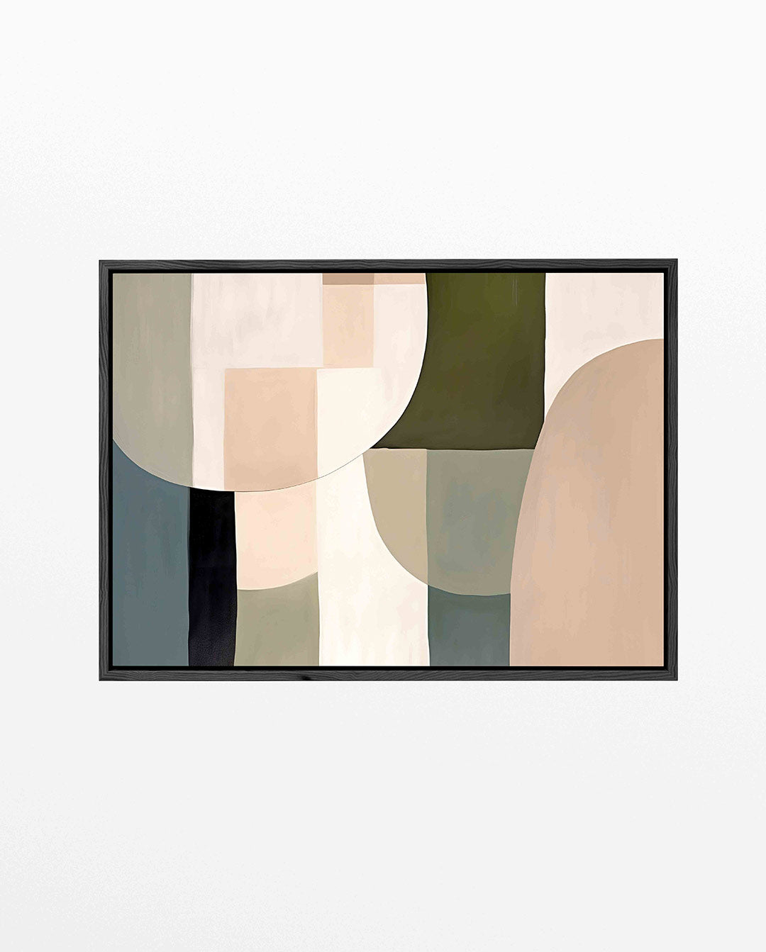 Geometrische vormen compositie – Geometrische – liggend abstract kunstwerk