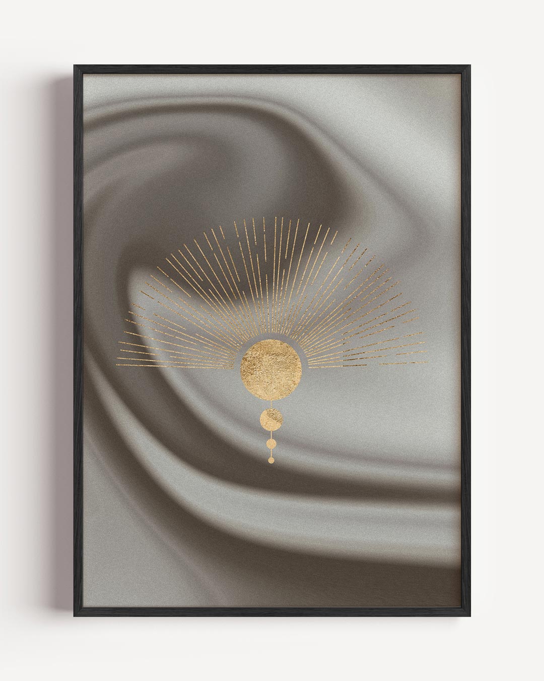Stralende Zon Inspiratie – textuur portret poster als wanddecoratie