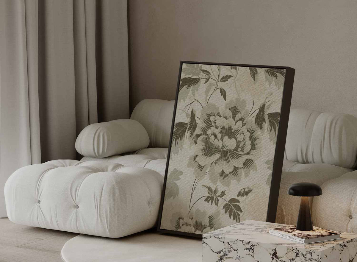 Bloemenpracht Wandtapijt – plexiglas wanddecoratie in portret formaat
