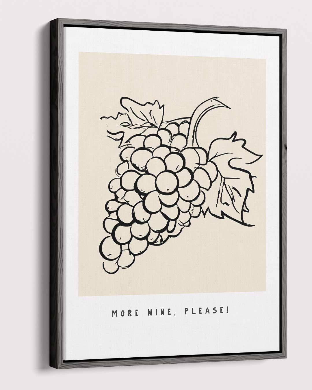 More Wine, Please! – dibond kunstwerk als wanddecoratie