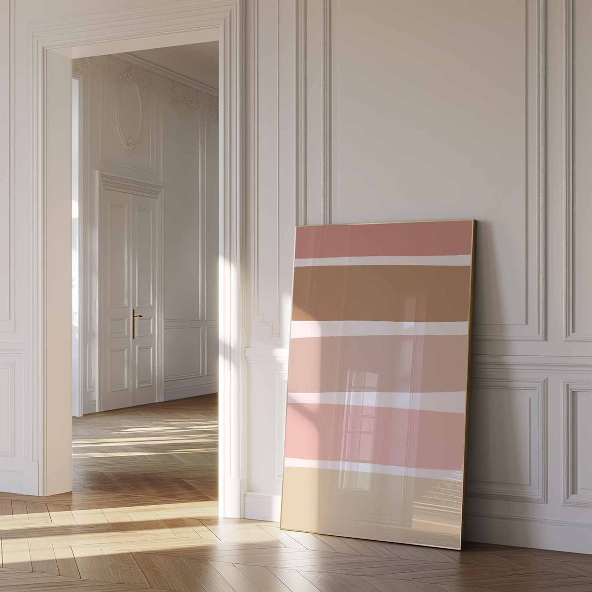 Rustieke Aarde Tinten Wanddecoratie – paas poster als vrolijke staande wanddecoratie