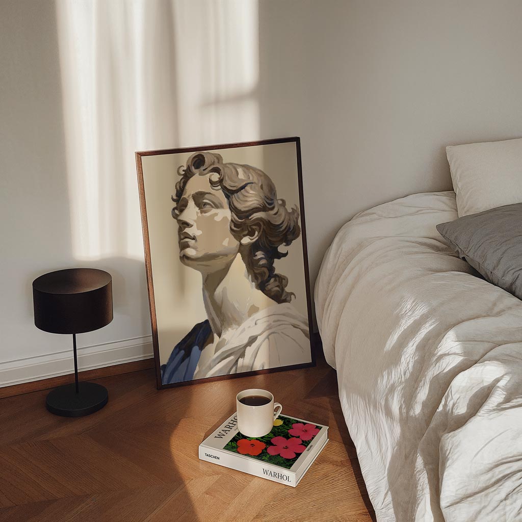 Klassieke Elegantie Portretposter – staande Popart wanddecoratie van WallArtistic