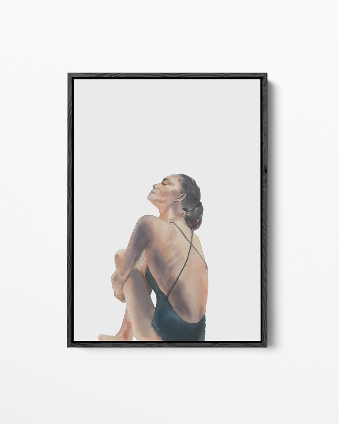Zittende vrouw – staand wanddecoratie kunstwerk