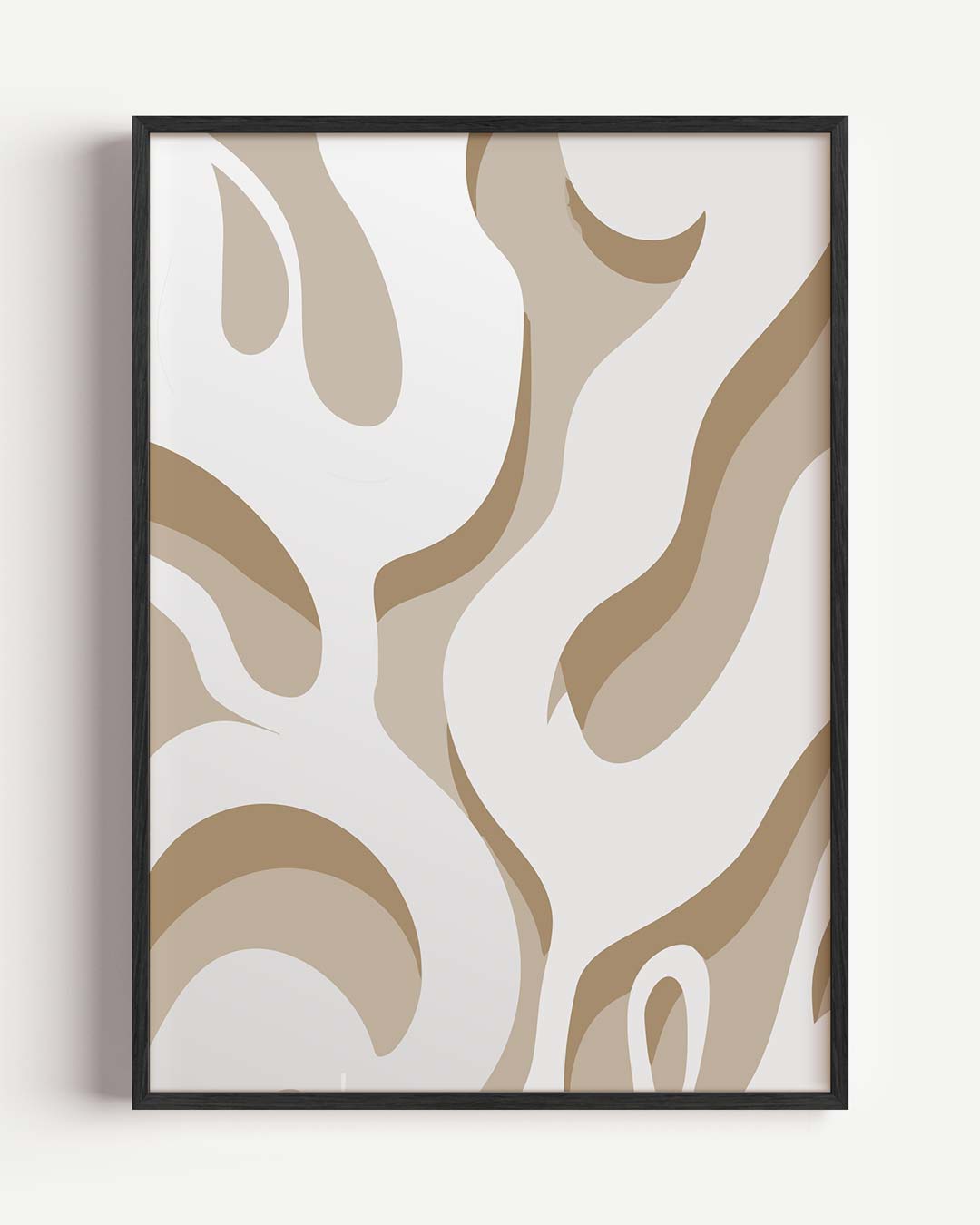 Moderne Kunstzinnige Golven – kleurrijke abstracte portret poster als wanddecoratie