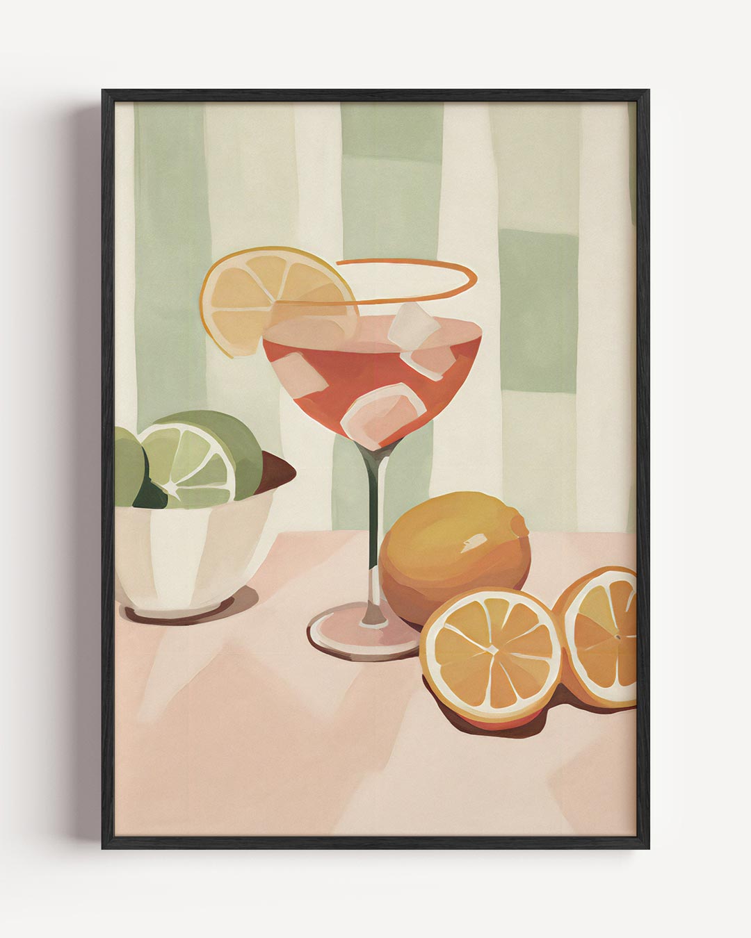 Abstracte – keuken portret poster als wanddecoratie