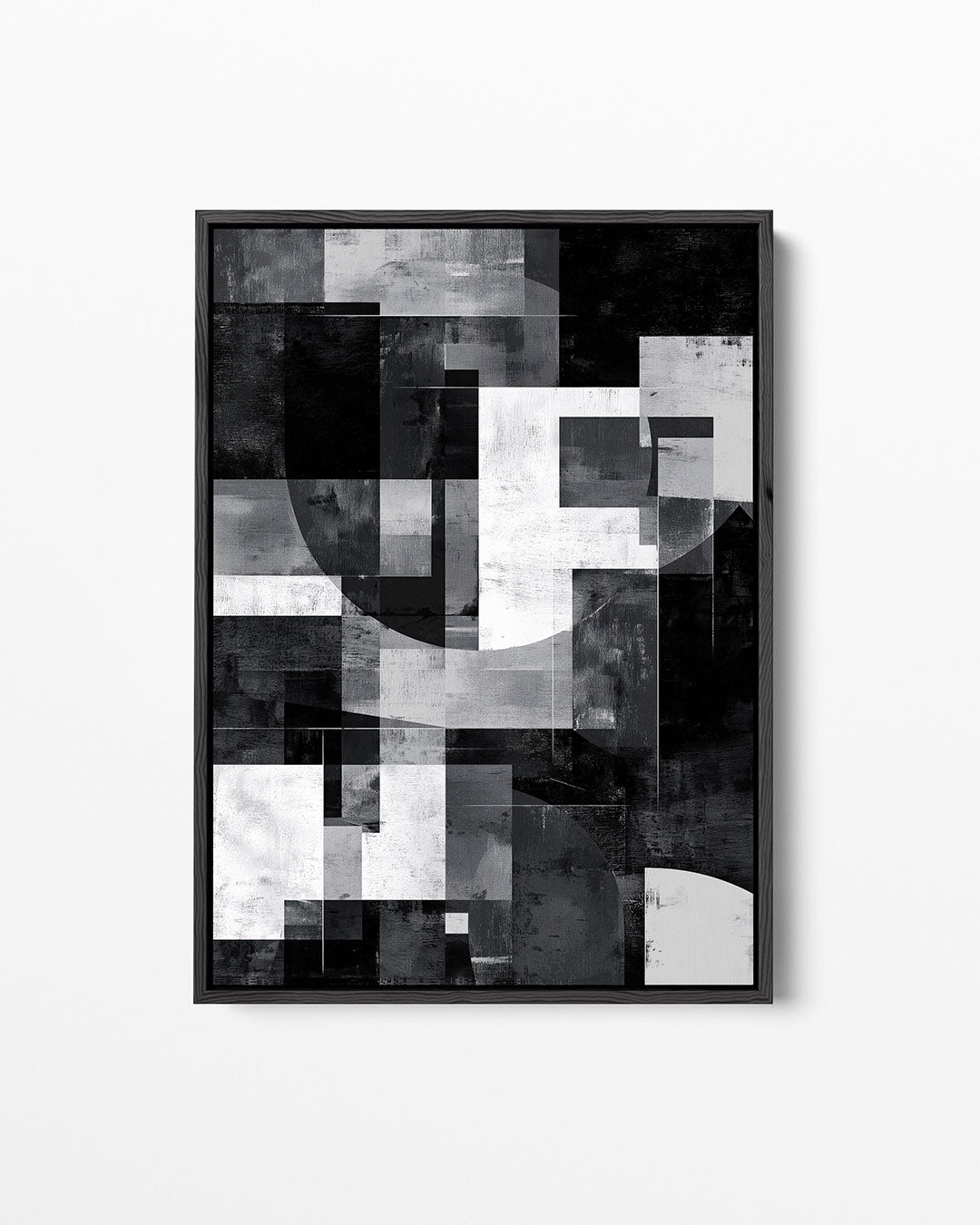 Geometrische vormen – staand wanddecoratie kunstwerk