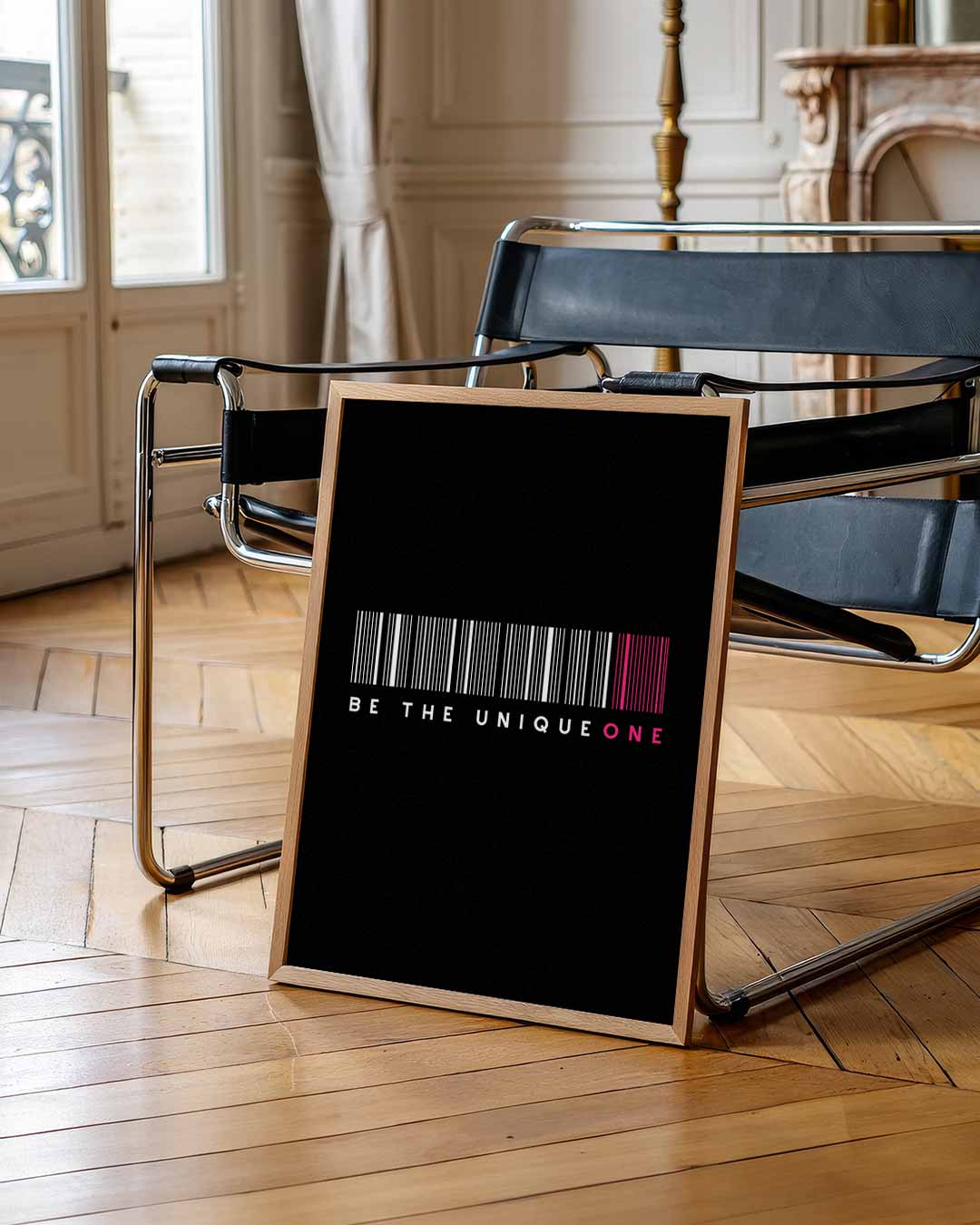 Be the Unique One – quote poster als inspirerende wanddecoratie
