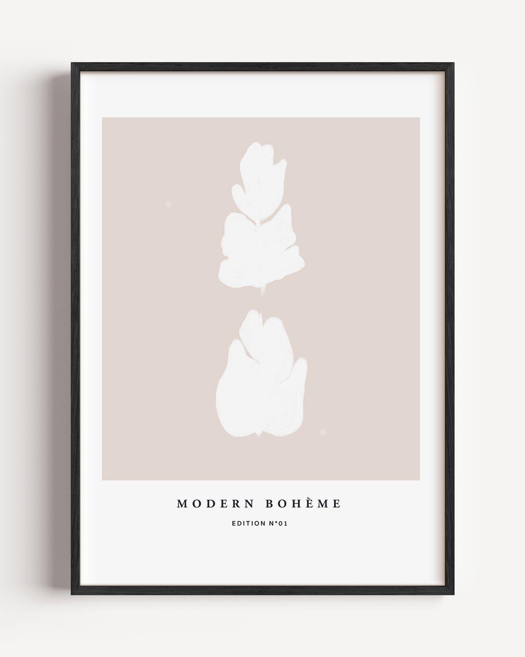 Modern Boho Bladeren – boheme portret poster als wanddecoratie