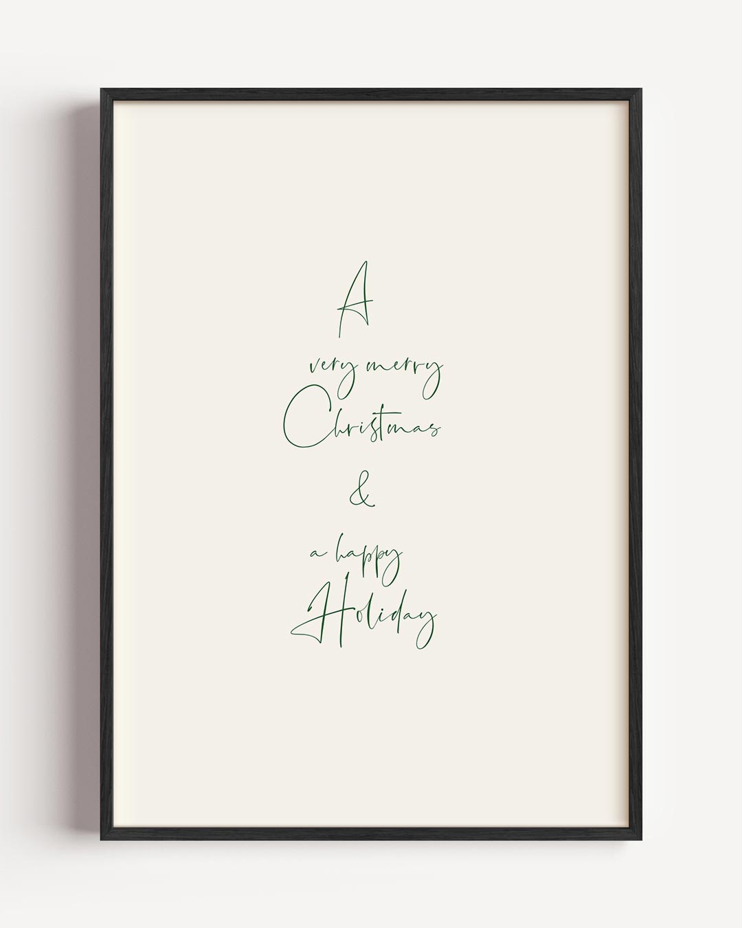 Kerst Quote – kerst portret poster als wanddecoratie