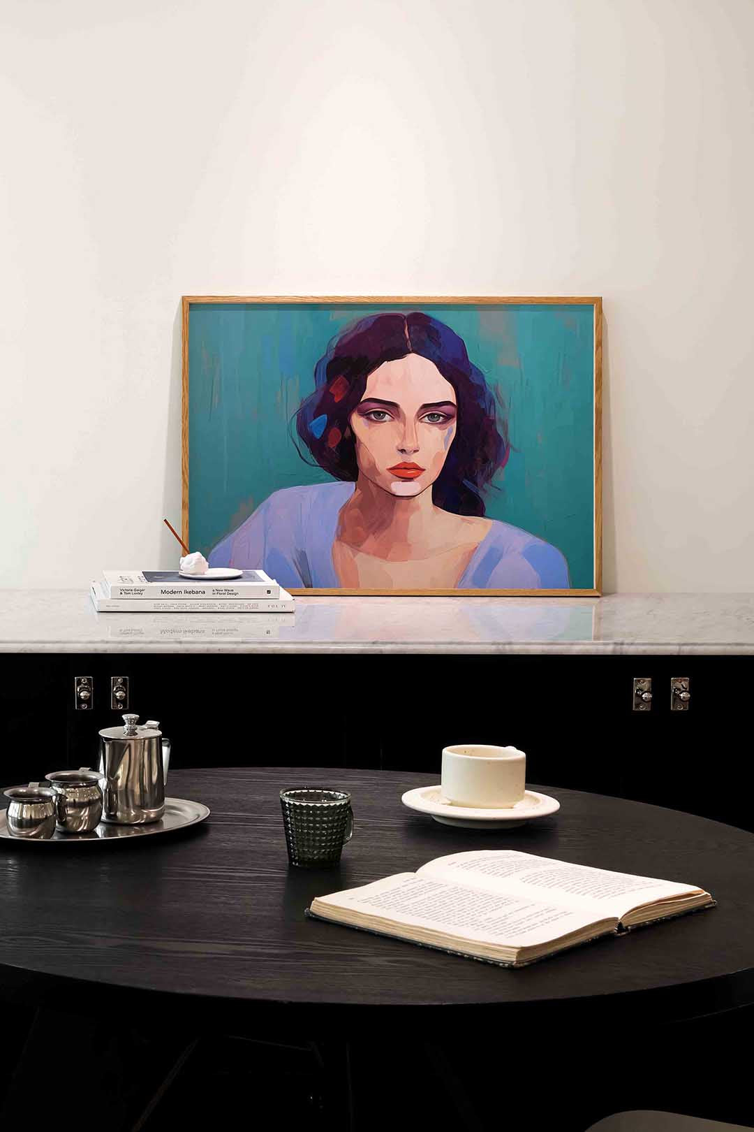 Portret vrouw – portret poster in liggend formaat