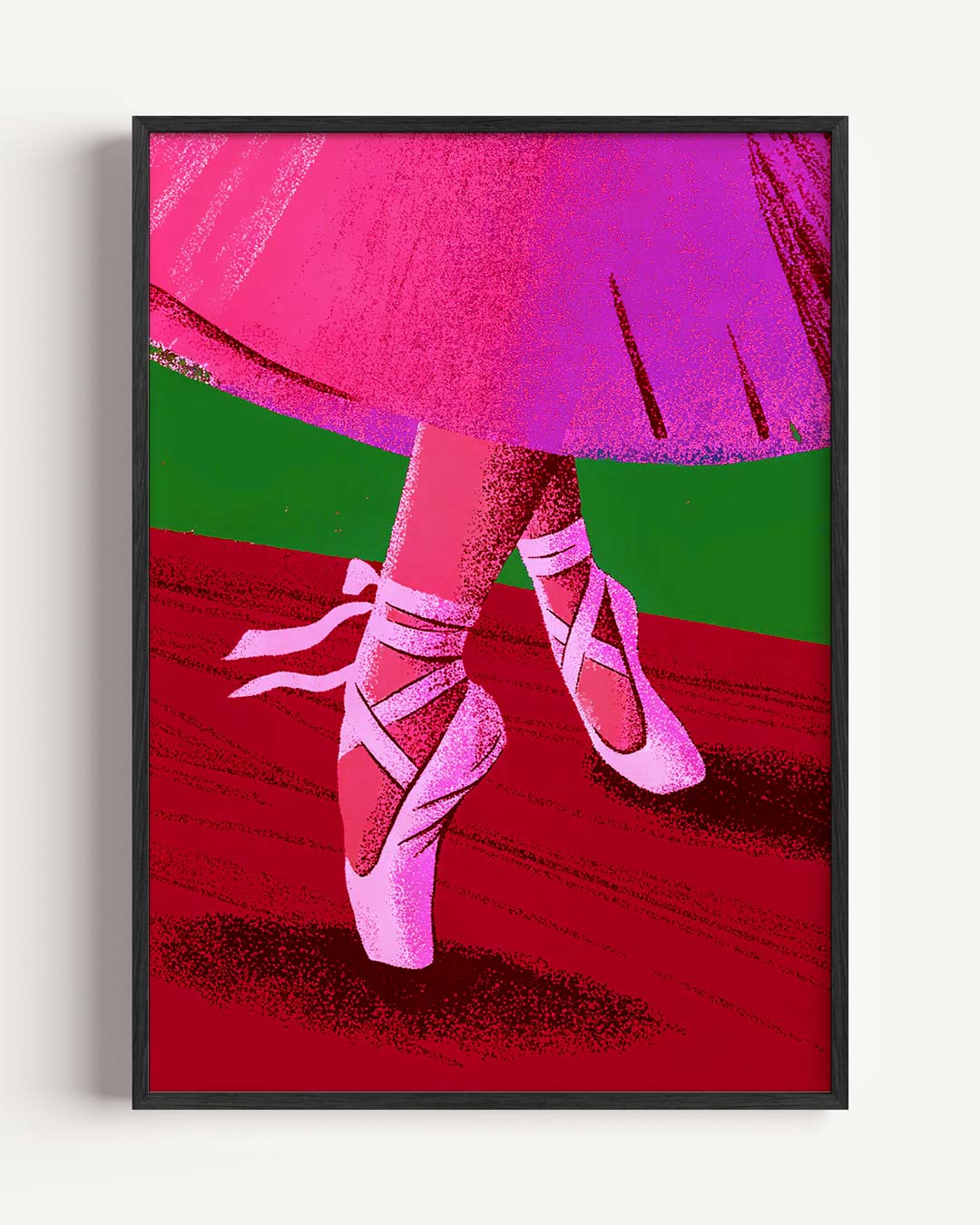 Dansende Schoonheid – zomer portret poster als wanddecoratie