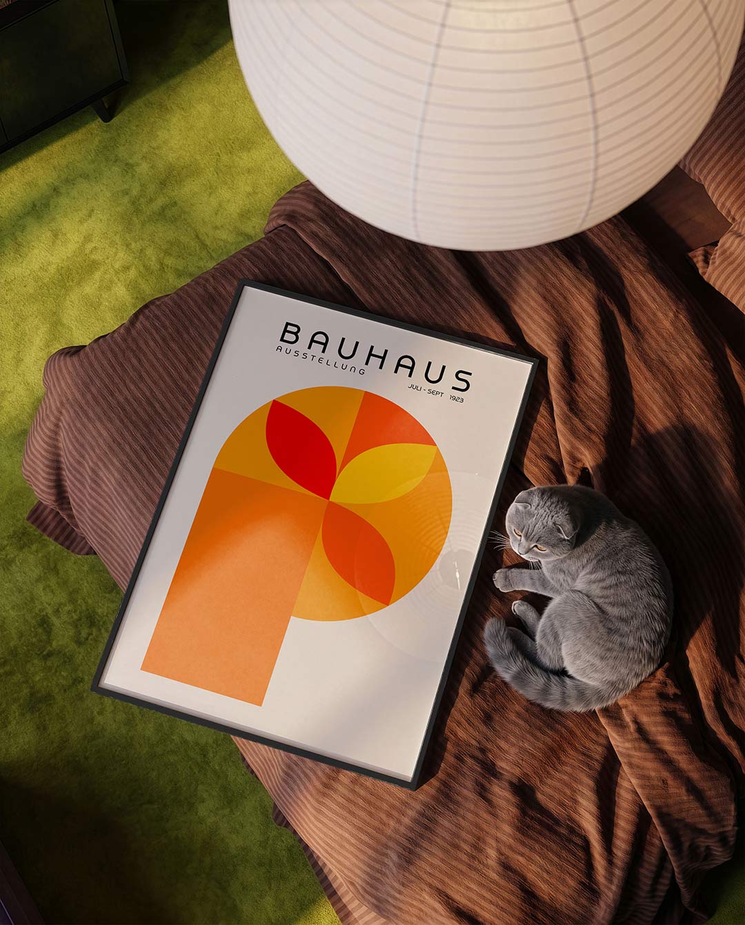 Vorm en kleur – moderne Bauhaus wandkunst als poster