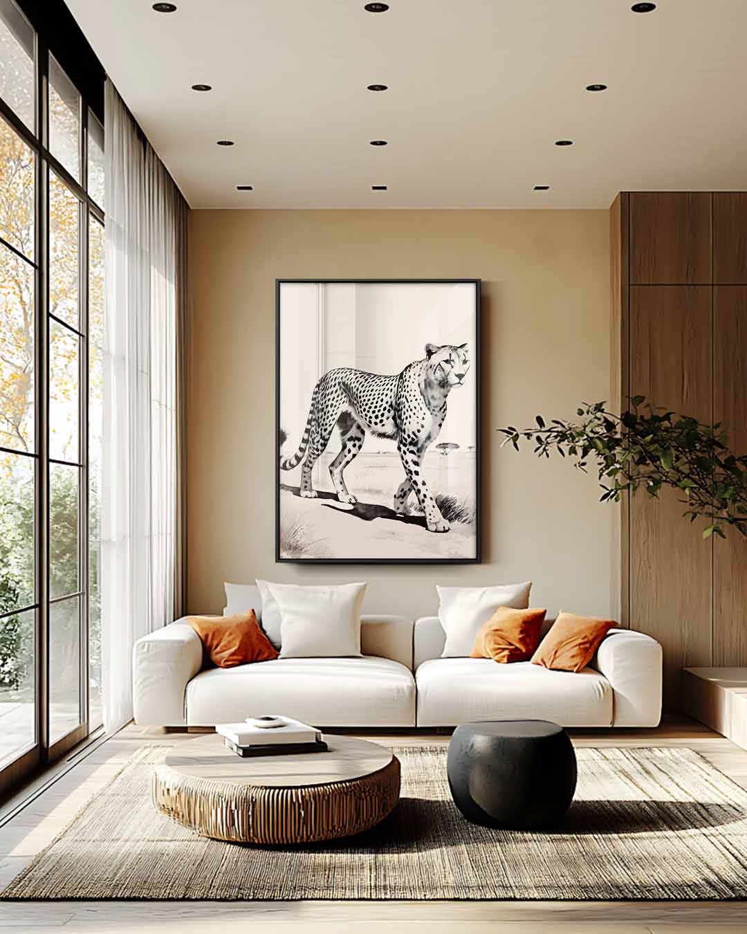 L'Opera d'Arte del Leopardo Elegante