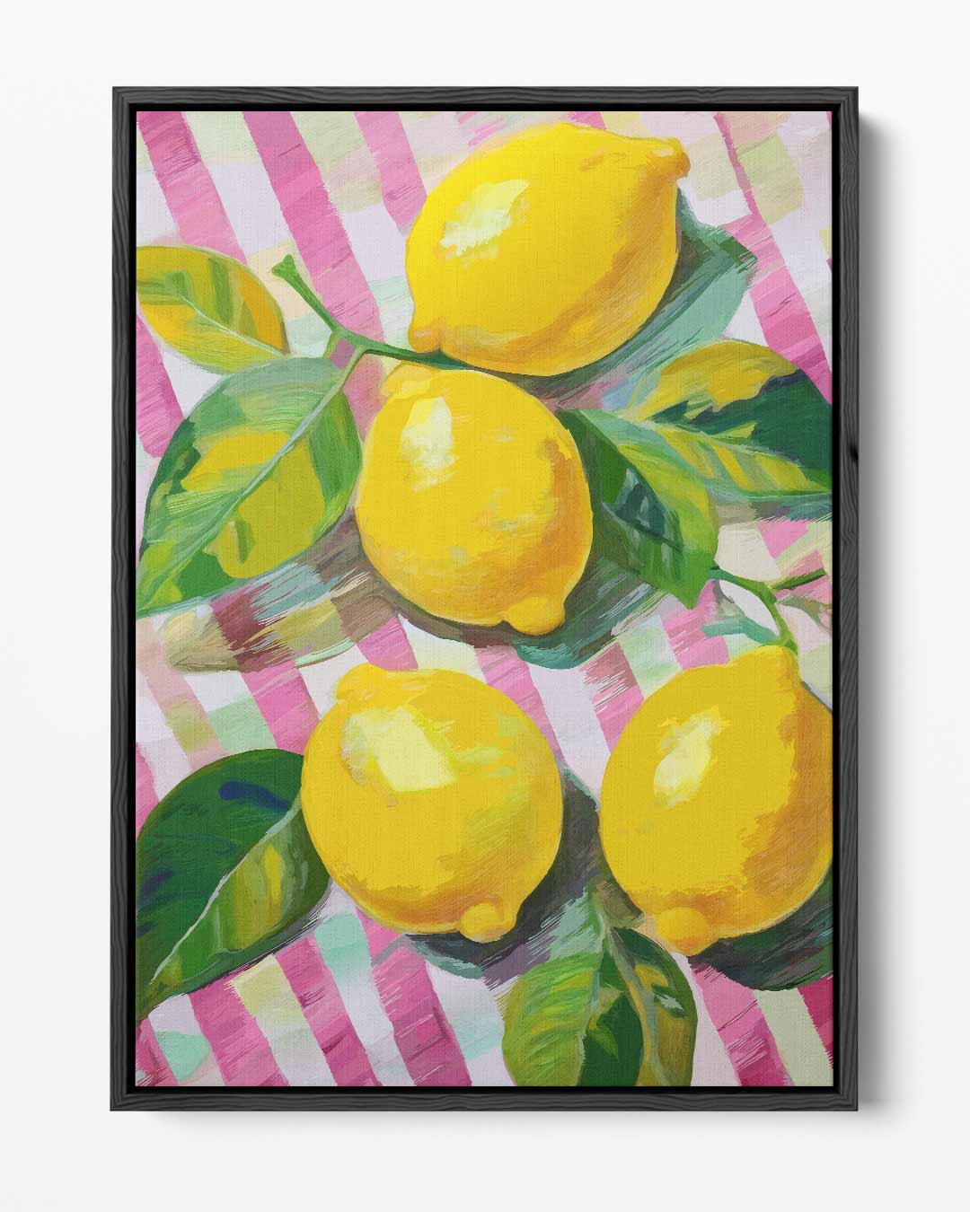 Zomerse Citroentjes – portret kunstwerk als wanddecoratie