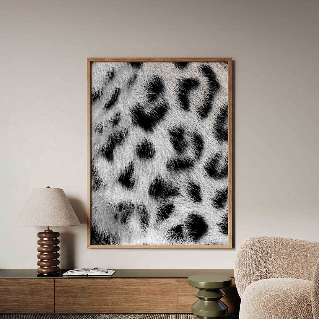 Luipaardprint – safari poster in staand formaat