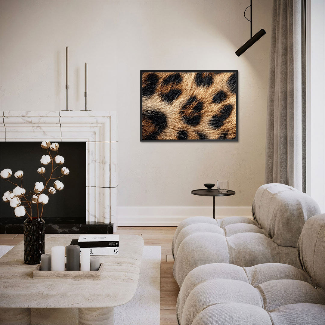 Dierlijke patronen – Jungle kunstwerk – liggende wanddecoratie