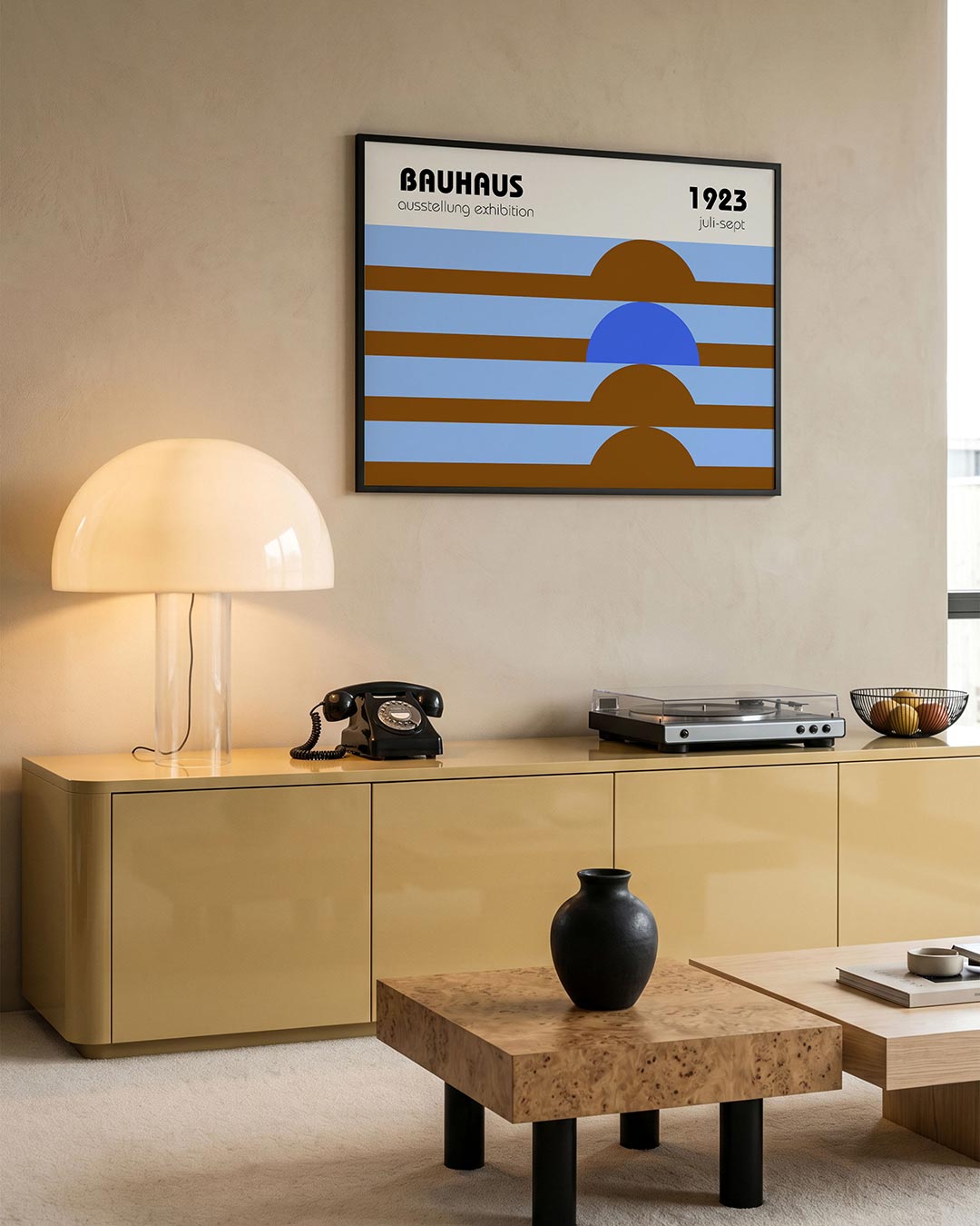 Vorm en balans – moderne Bauhaus wandkunst als poster