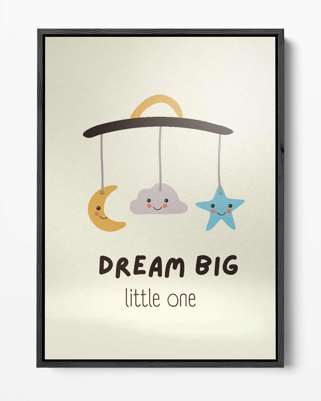 Dromerige Babykamer Poster – portret kunstwerk als wanddecoratie