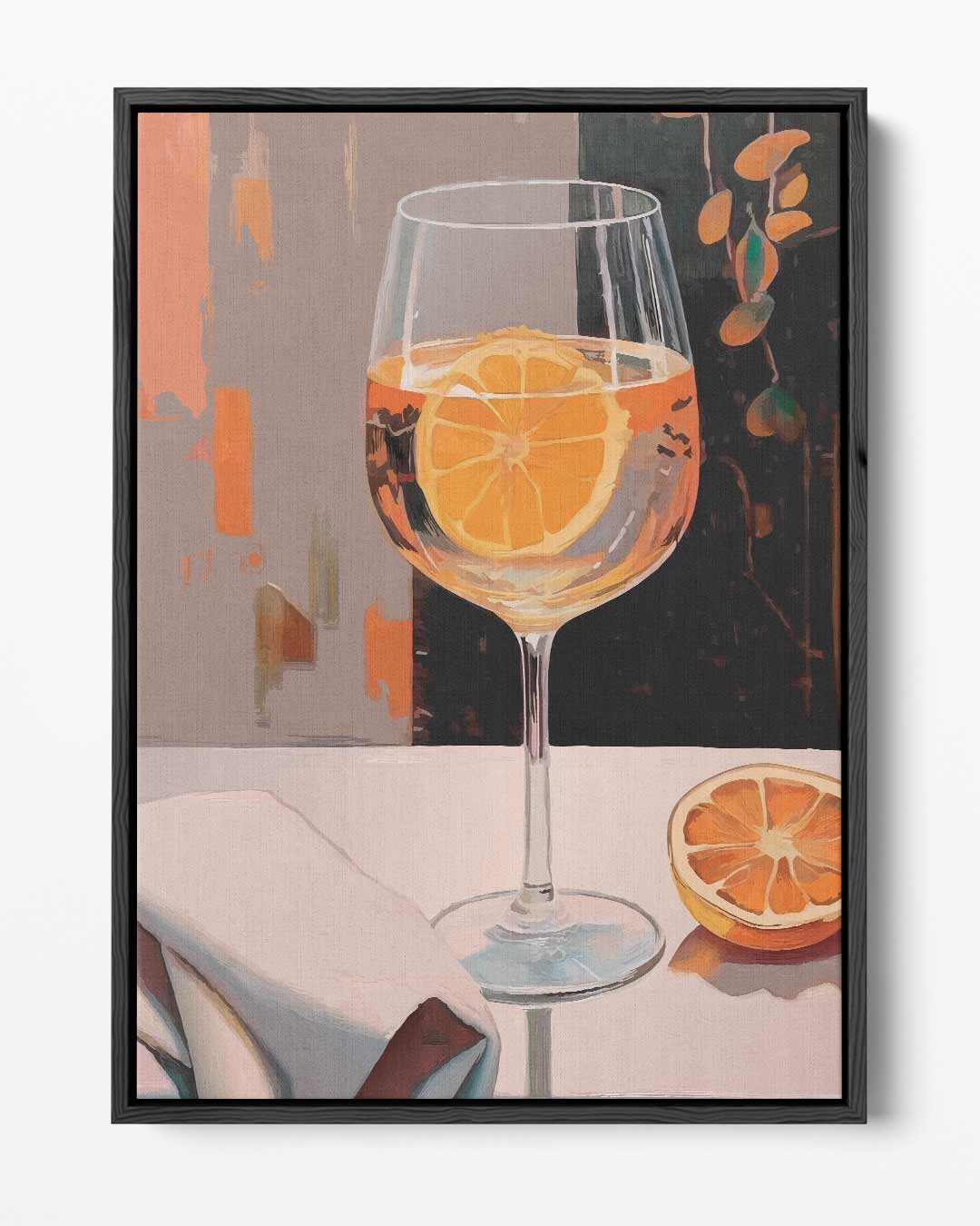 Citrus Verfrissing – portret kunstwerk als wanddecoratie