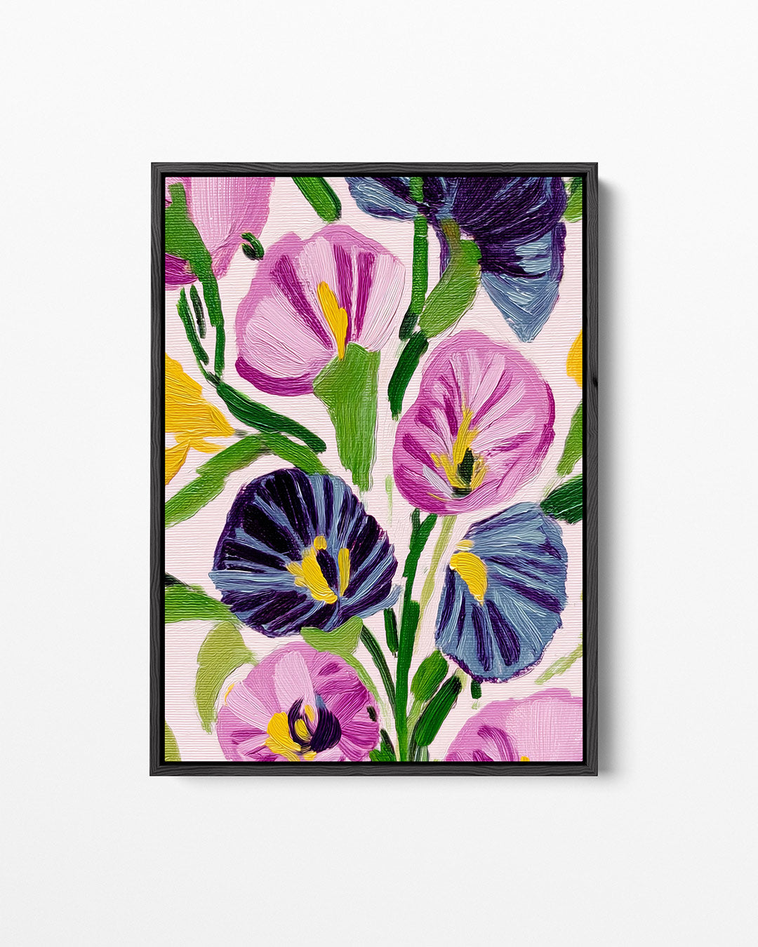Bloemrijke kleurenpracht – staand wanddecoratie kunstwerk