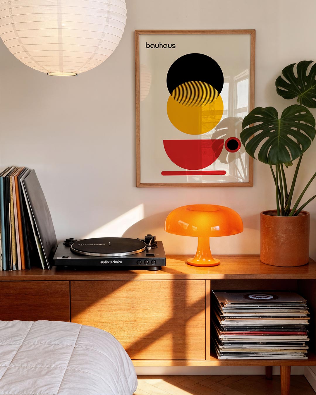 Vorm en balans – moderne Bauhaus wandkunst als poster
