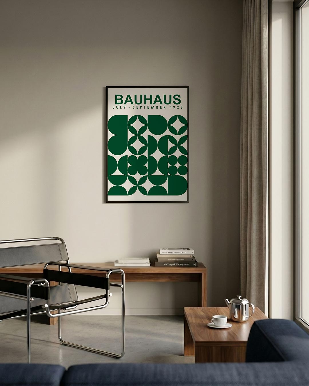 – geometrische poster in Bauhaus-stijl van WallArtistic