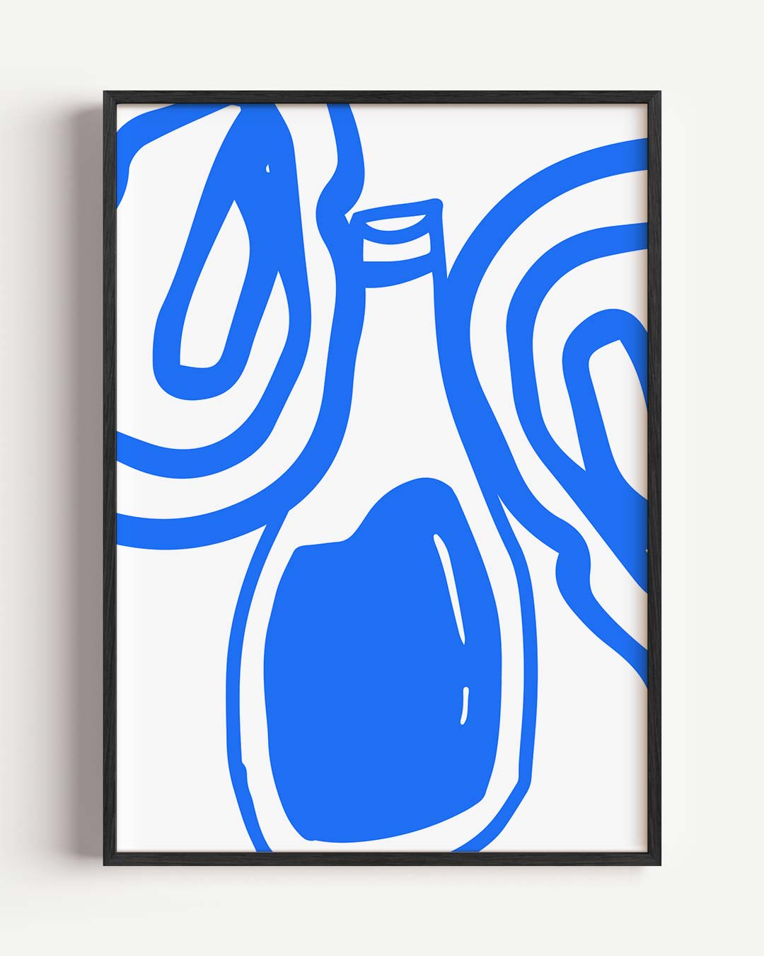 Abstracte Vormen – keuken portret poster als wanddecoratie