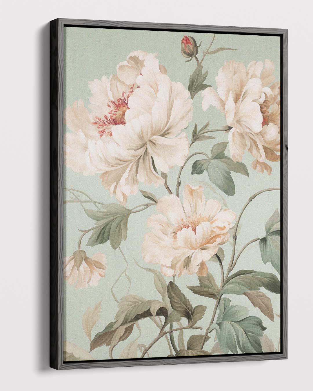 Tijdloze Bloemenpracht – canvas wanddecoratie in portret formaat