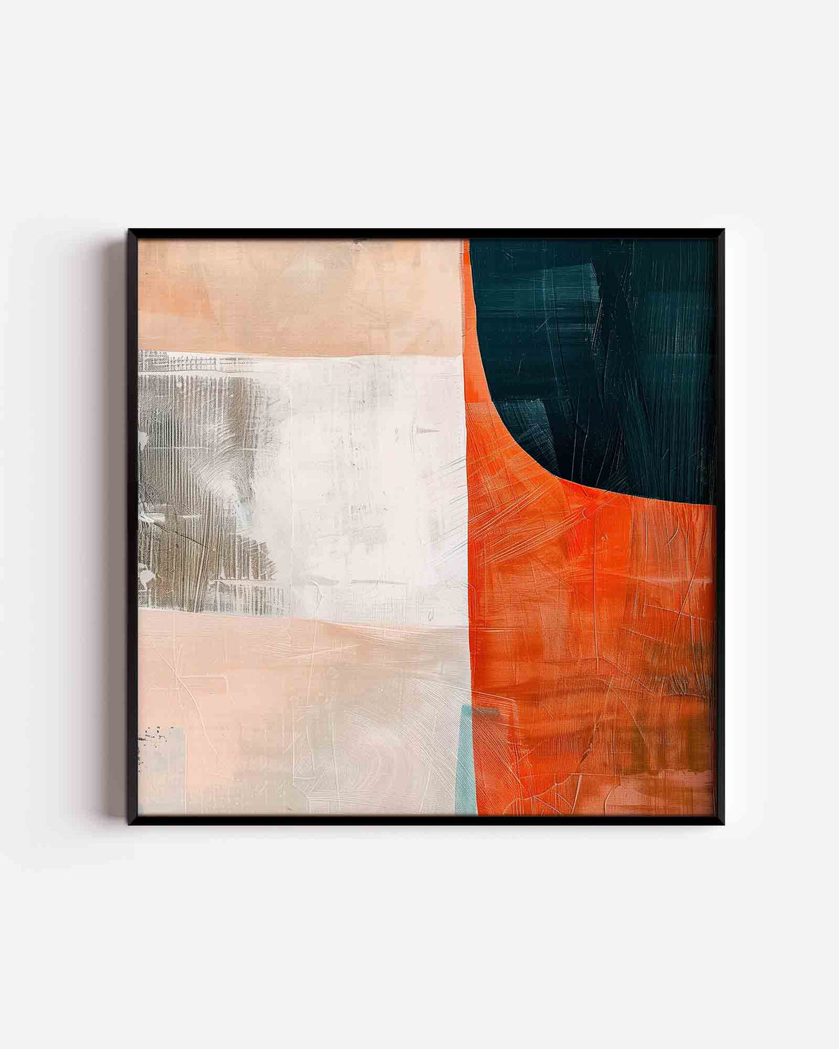 Abstracte vormen – abstracte vierkante poster als wanddecoratie