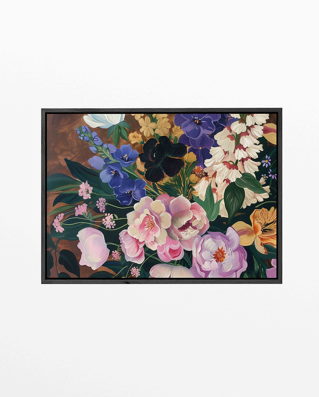 Bloemenpracht – liggend bloemen kunstwerk
