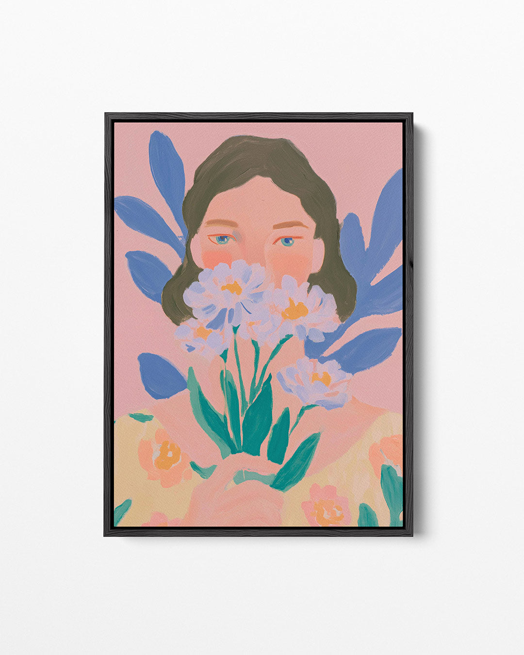 Bloemenportret – staand wanddecoratie kunstwerk