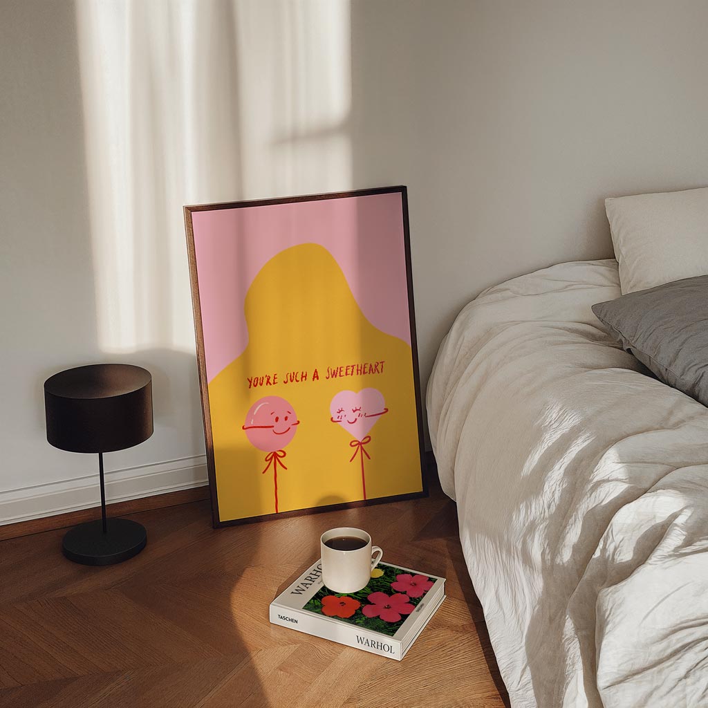 Sweetheart – staande zomer wanddecoratie van WallArtistic