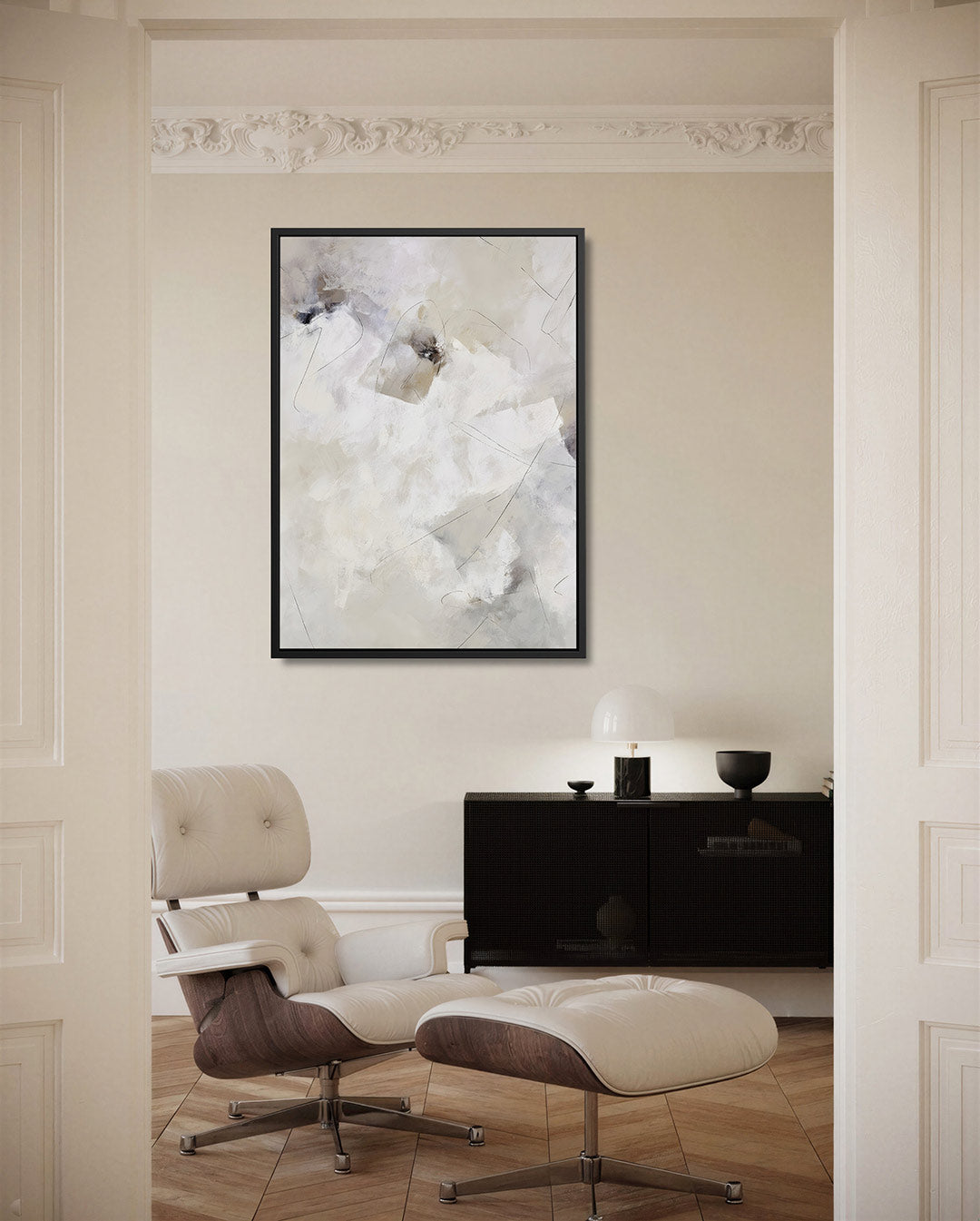 Lichte vormen – staand wanddecoratie kunstwerk