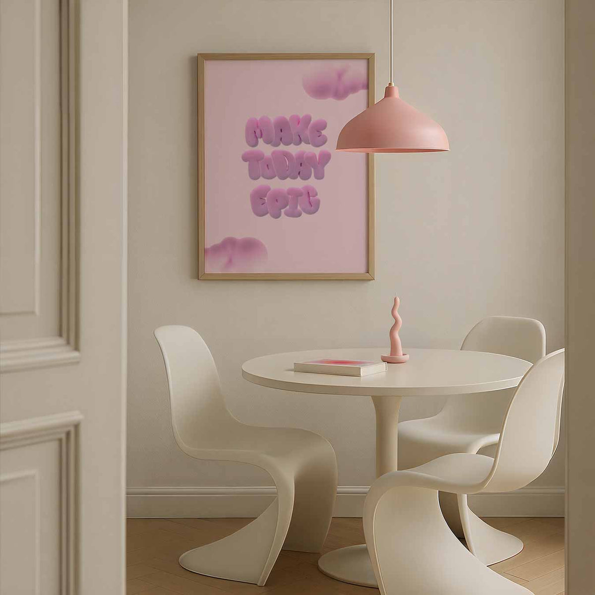 Make Today Epic – staande mindful wanddecoratie van WallArtistic