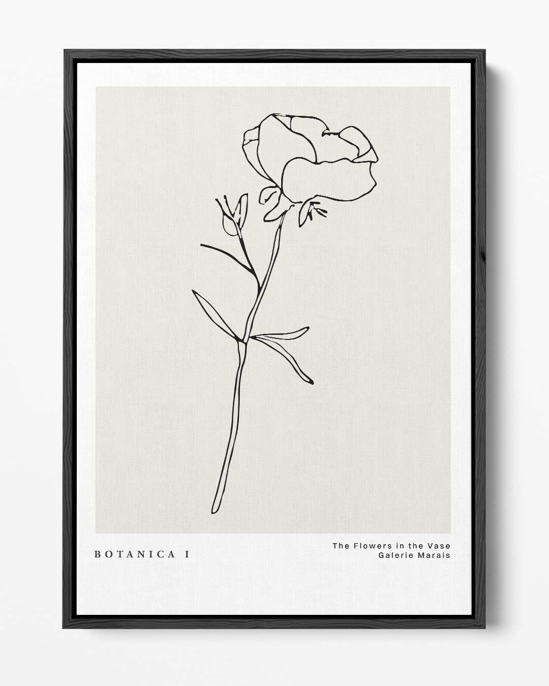 Botanica I – portret kunstwerk als wanddecoratie