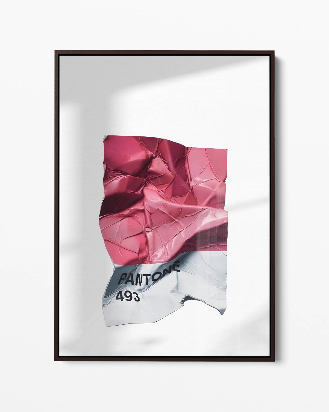 Crushed Pantone Art – portret kunstwerk als wanddecoratie