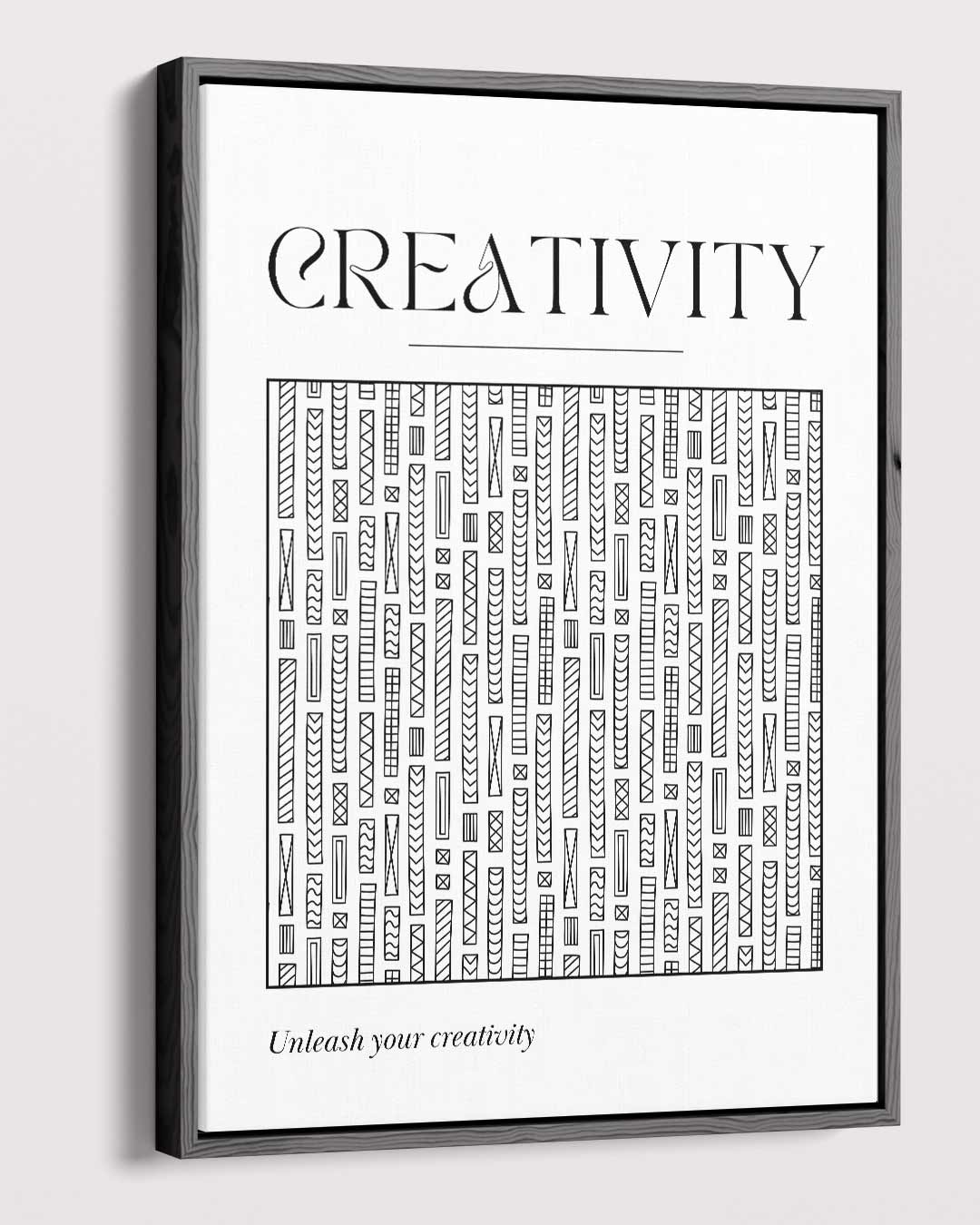 Creatieve Inspiratie Poster – staande wandkunst voor woonkamer of interieur