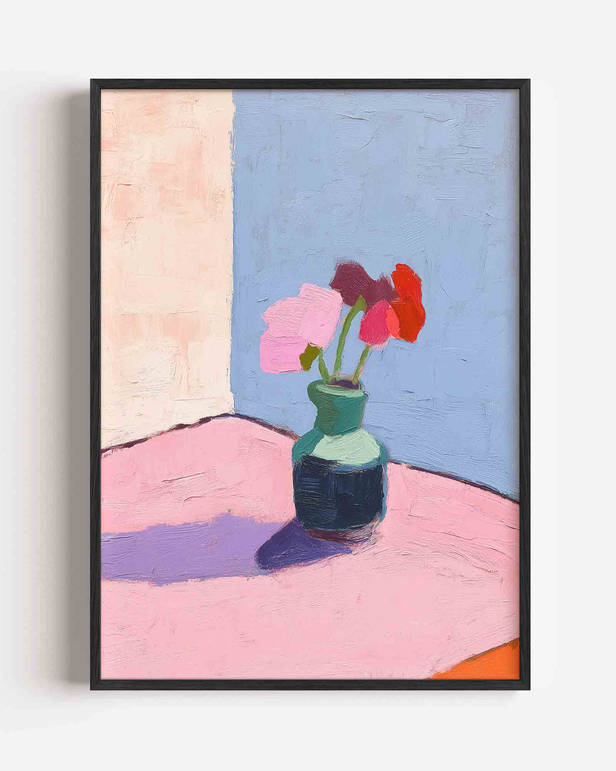 Bloemen in vaas – botanische portret poster als wanddecoratie