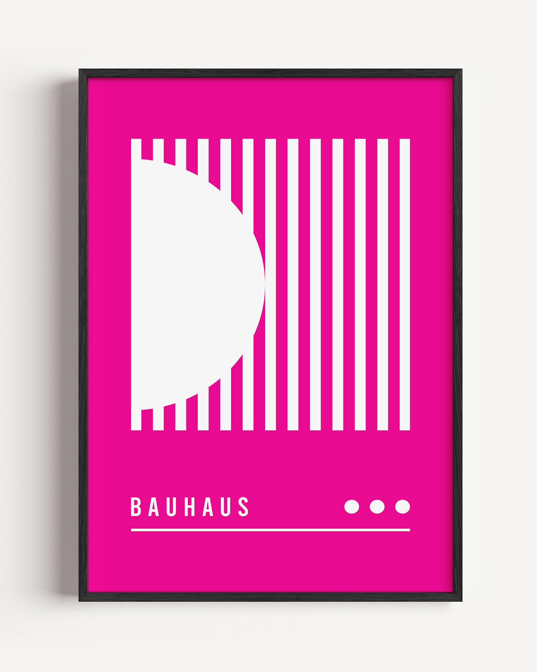 Lijnen en vlakken – staande Bauhaus poster als wanddecoratie