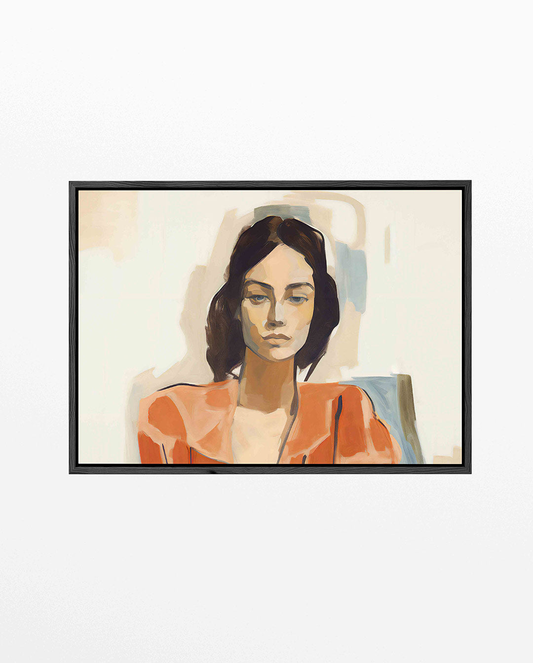 Vrouwelijk portret – liggend portret kunstwerk