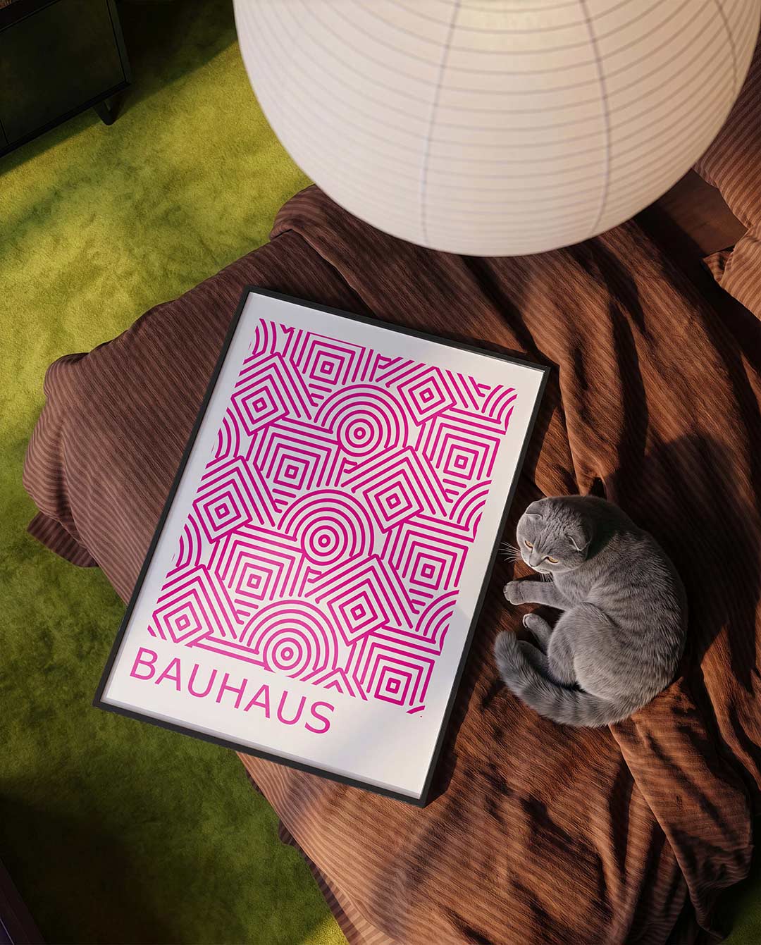 – moderne Bauhaus wandkunst als poster
