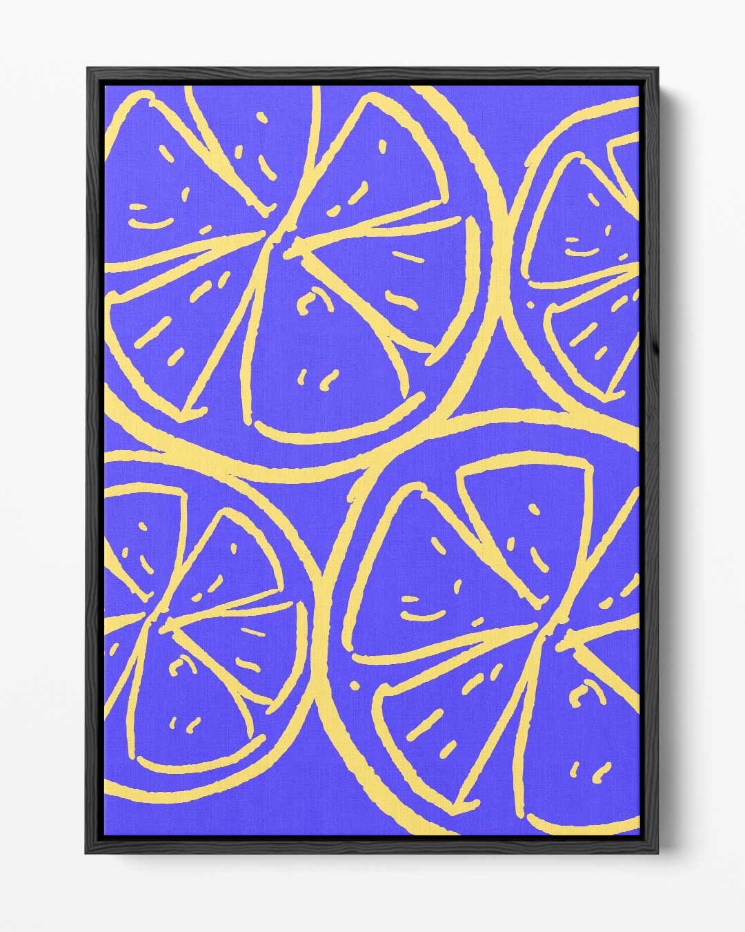 Citrus Fantasie – portret kunstwerk als wanddecoratie